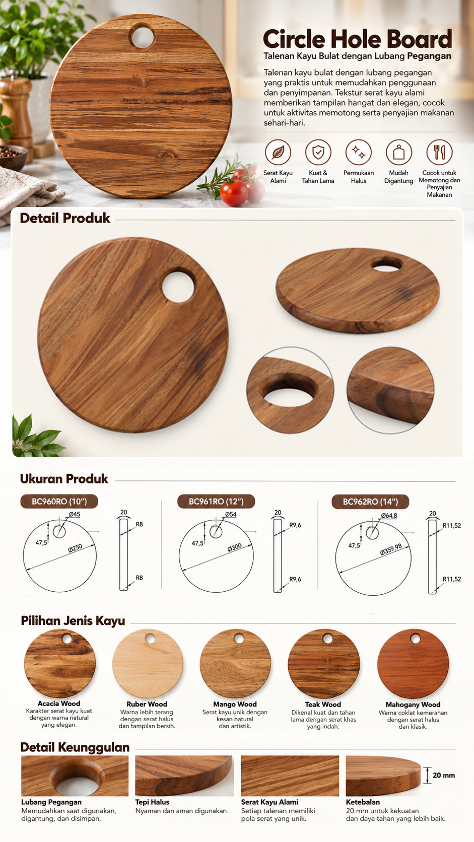Circle Hole Board